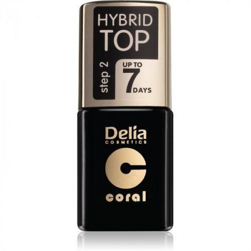 Delia Cosmetics Hybrid Gel gelový vrchní lak na nehty