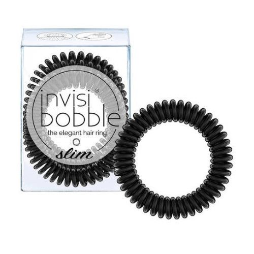 Invisibobble Tenká spirálová gumička do vlasů Invisibobble Slim 3 ks Chrome Sweet Chrome