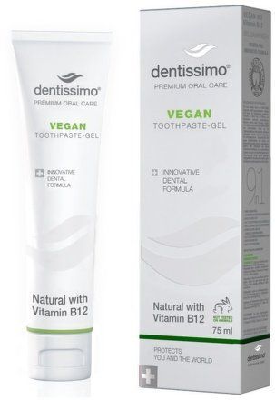 Dentissimo® švýcarská zubní pasta VEGAN s vitamínem B12