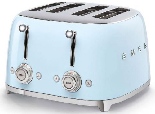 SMEG TSF03PBEU topinkovač 4 samostatné plátky - pastelově modrá