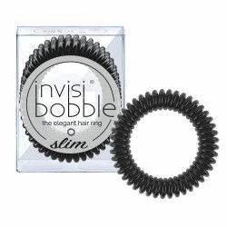 Invisibobble Tenká spirálová gumička do vlasů Invisibobble Slim 3 ks True Black