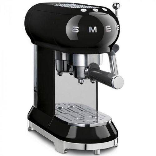 Pákový kávovar SMEG - černá ECF01BLEU