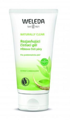 Weleda Naturally Clear rozjasňující čistící gel na problematickou pleť 100 ml