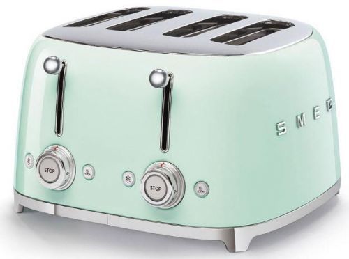 SMEG TSF03PGEU topinkovač 4 samostatné plátky - pastelově zelená