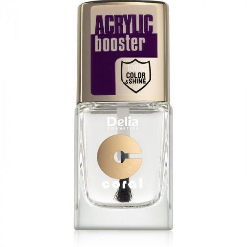 Delia Cosmetics Acrylic Booster vrchní lak na nehty s dlouhotrvajícím účinkem