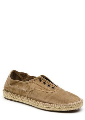 Hnědé tenisky s espadrilovou podrážkou Natural World - 37