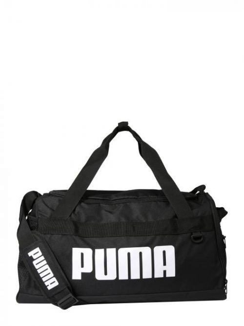 PUMA Sportovní taška 'Challenger Duffel'  černá / bílá