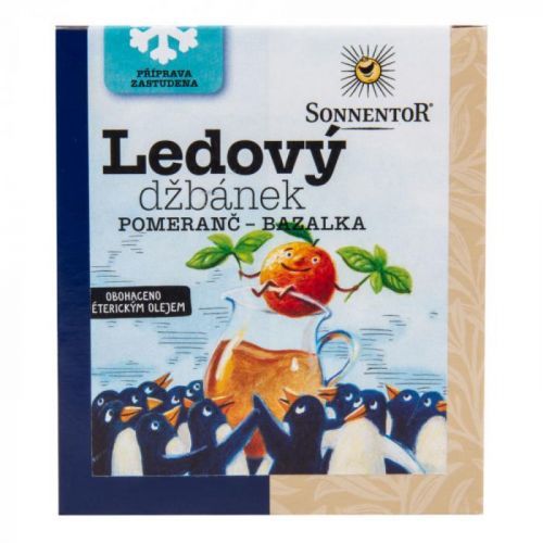 Sonnentor Ledový džbánek pomeranč - bazalka BIO porcovaný 40 g