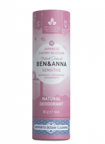 Ben & Anna Tuhý deodorant Sensitive BIO (60 g) - Třešňový květ