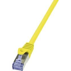 Síťový kabel RJ45 LogiLink CQ3057S, CAT 6A, S/FTP, 2 m, žlutá