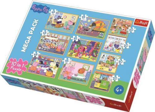 Trefl Puzzle Prasátko Peppa 10V1