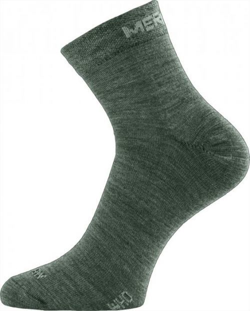 Lasting  WHO 620 zelené ponožky z merino vlny Velikost: (42-45) L