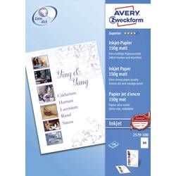 Papír do inkoustové tiskárny Avery-Zweckform Superior Inkjet Paper, 2579-100 A4, 150 gm², 100 listů
