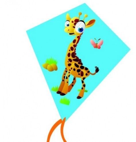 Létající drak - 50 x 60 cm - Žirafa - K5060