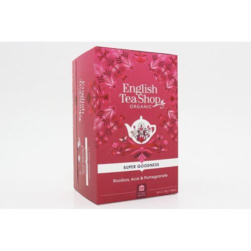 Čaj Rooibos s acai a granátovým jablkem 20 sáčků BIO   ENGLISH TEA SHOP