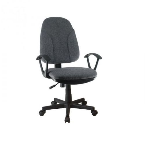 Kancelářská židle, šedá látka, DEVRI Tempo Kondela