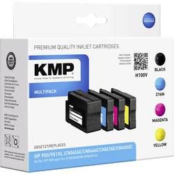Ink sada náplní do tiskárny KMP H100V 1722,4050, kompatibilní, černá, azurová, purppurová, žlutá