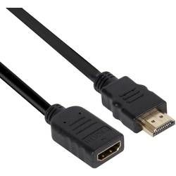 HDMI prodlužovací kabel club3D [1x HDMI zástrčka - 1x HDMI zásuvka] černá 3 m