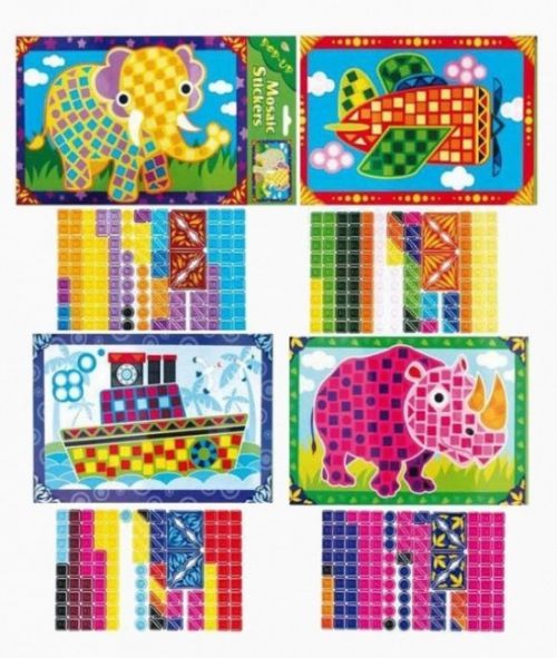 Anděl Mozaikový hrací set s vypouklými samolepícími dílky 31x17,5cm 1688