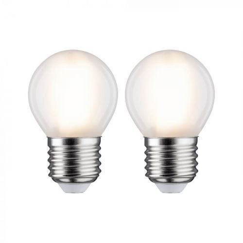 PAULMANN LED kapka 5 W E27 mat teplá bílá 2ks-sada 286.39 28639