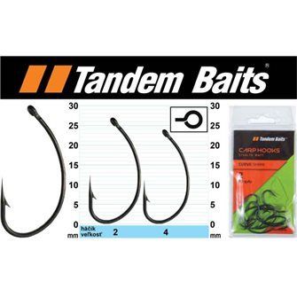 Kaprový háček Stealth Curve Shank 10ks vel.8