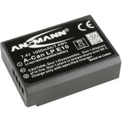Akumulátor do kamery Ansmann náhrada za orig. akumulátor LP-E10 7.4 V 1000 mAh