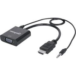 HDMI / jack / VGA adaptér Manhattan 151559, černá