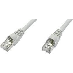 Síťový kabel RJ45 Telegärtner L00006A0035, CAT 6A, S/FTP, 50 m, šedá