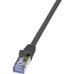 Síťový kabel RJ45 LogiLink CQ3073S, CAT 6A, S/FTP, 5 m, černá