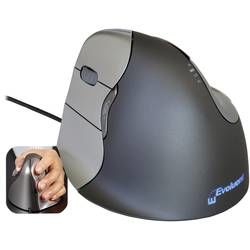 Optická USB myš Evoluent Vertical Mouse 4 VM4L VM4L, ergonomická, šedá, stříbrná