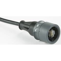 Síťový kabel RJ45 Bulgin PXP6037/3M00, CAT 5e, S/FTP, 3 m, černá