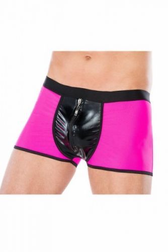 Andalea MC/9077 Pánské boxerky L/XL růžovo-černá