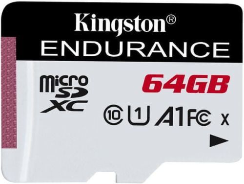 KINGSTON 64GB microSDXC Kingston Endurance CL10 A1 95R/45W bez adapteru (SDCE/64GB)