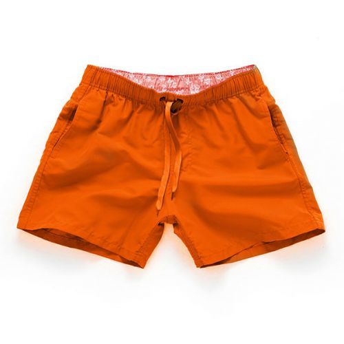 PLAVKY 3+1 ZDARMA Víceúčelové pánské šortkové plavky v 17 barvách! - Orange/Oranžová Barva: Orange/Oranžová, Velikost: XL, Velikost dle značky: (91-96cm)