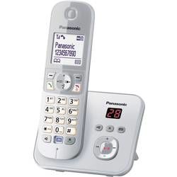 Bezdrátový analogový telefon Panasonic KX-TG6821, stříbrná, šedá