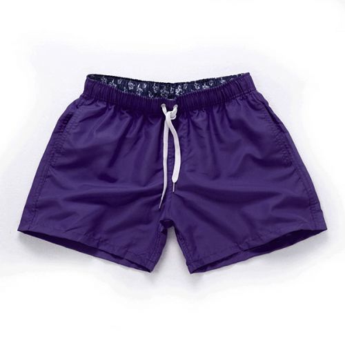 PLAVKY 3+1 ZDARMA Víceúčelové pánské šortkové plavky v 17 barvách! - Purple/Fialová Barva: Purple/Fialová, Velikost: XL, Velikost dle značky: (91-96cm)