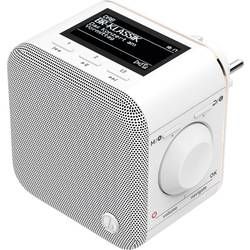 DAB+ rádio do zásuvky Hama DR40BT-PlugIn, AUX, Bluetooth, bílá