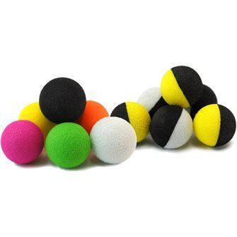 Nástraha - Zig-Balls 10 mm / 6 ks -Tandem Baits fluo bíla