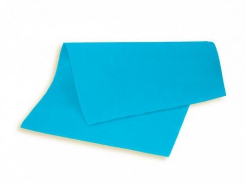 Duhová planeta Plsť 140 g-azurově modrá 20 x 30 cm