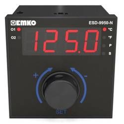 Termostat Emko ESD-9950-N.2.20.0.1/02.00/0.0.0.0, typ senzoru Pt100, S , R , K, J