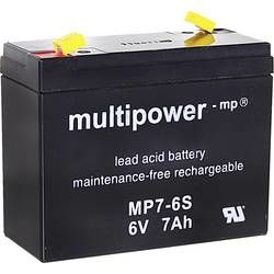 Olověný akumulátor multipower MP7-6S 300402, 7 Ah, 6 V