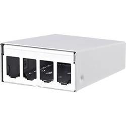 Síťový patch panel Metz Connect 130861-0402-E, 4 porty, nevybavený, 1 U