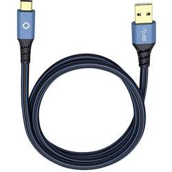 USB 3.1 kabel Oehlbach USB Plus C3 9328, 3 m, modrá