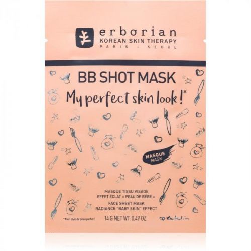 Erborian BB Shot Mask plátýnková maska s rozjasňujícím účinkem