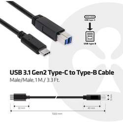 USB 2.0 kabel club3D CAC-1524 CAC-1524, 1 m