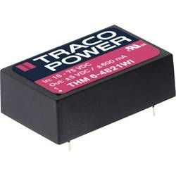 DC/DC měnič napětí do DPS TracoPower THM 6-0511WI, 5 V/DC, 5 V/DC, 1200 mA, 6 W, Počet výstupů 1 x