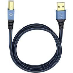 USB 2.0 kabel Oehlbach USB Plus B 9340, 0.5 m, modrá