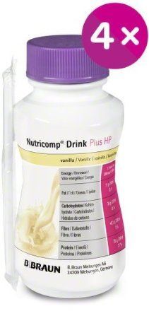 Nutricomp Drink Plus HP Vanilka por.sol.4x200ml