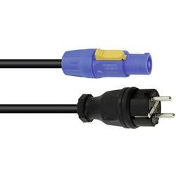 Napájecí kabel PSSO H07RN-F 30235030 [1x zástrčka s ochranným kontaktem - 1x zástrčka PowerCon], 1.5 m, černá