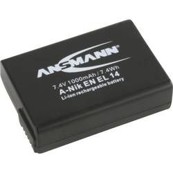 Akumulátor do kamery Ansmann náhrada za orig. akumulátor EN-EL14 7.4 V 1000 mAh